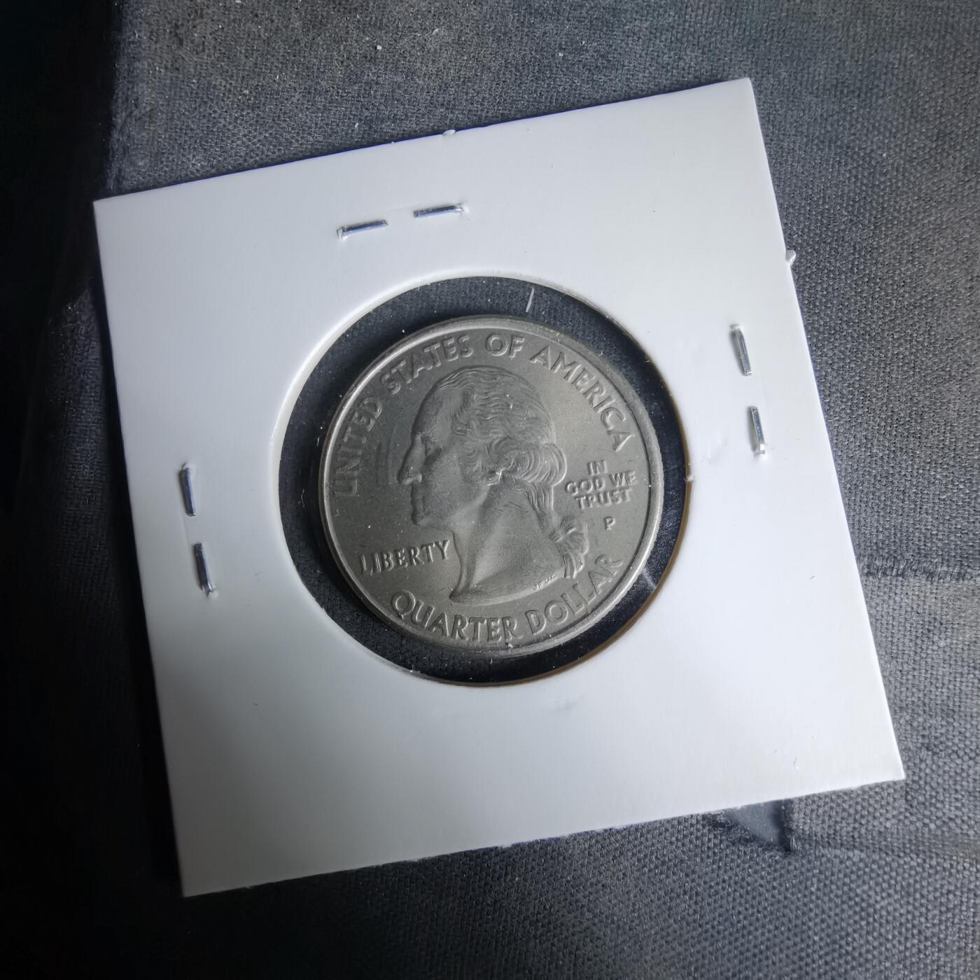 沼泽如烟--第1035场 美国2000年25分纪念币