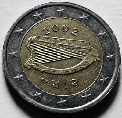 文馨钱币收藏第 298 场，长期接代拍业务 - 2002 年爱尔兰 2 欧元