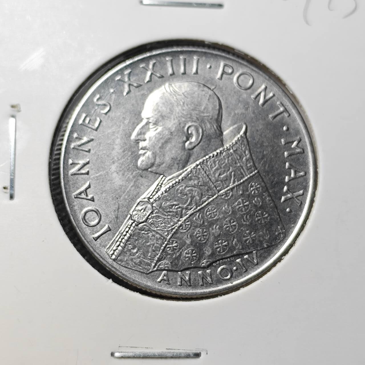 KK钱币收藏小铺  第409期 2月预留时间 周末发货  梵蒂冈100里拉