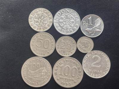 邮泉阁邮票限时拍卖第四十四场 （邮票在国外，请付邮费6元） - 印度尼西亚9枚