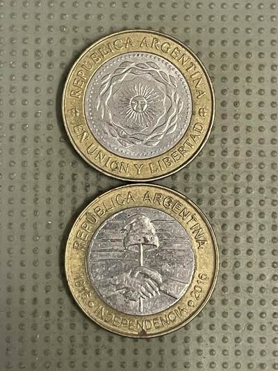 2026年第39场各国散币拍卖（总第189场） - 阿根廷2比索2枚