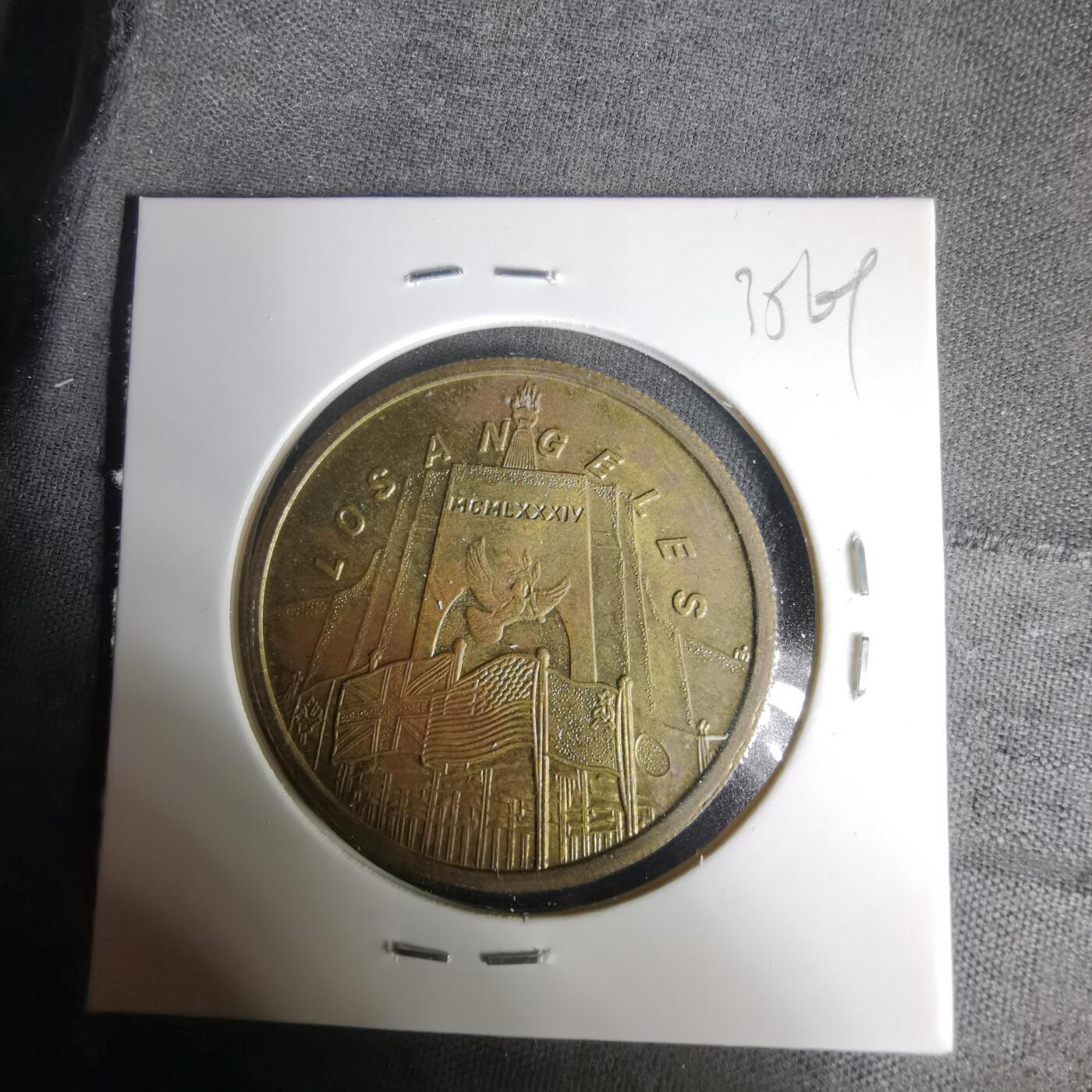 沼泽如烟--第1035场 美国1984年奥运纪念章