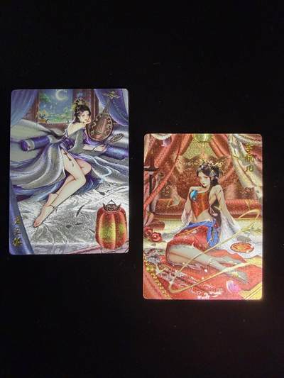 奇点卡牌限时专场无佣金 亲签 限编 所有卡牌独家赞助 部分卡牌支持多宫 流拍商品会循环上架 禁止小号扛价 拒绝套路 部分卡牌设有底价 大家放心拍！祝各位卡牌大佬名流身体健康！ - 奇点卡牌 梦 金瓶梅 异色李瓶儿➕异色孟玉楼 