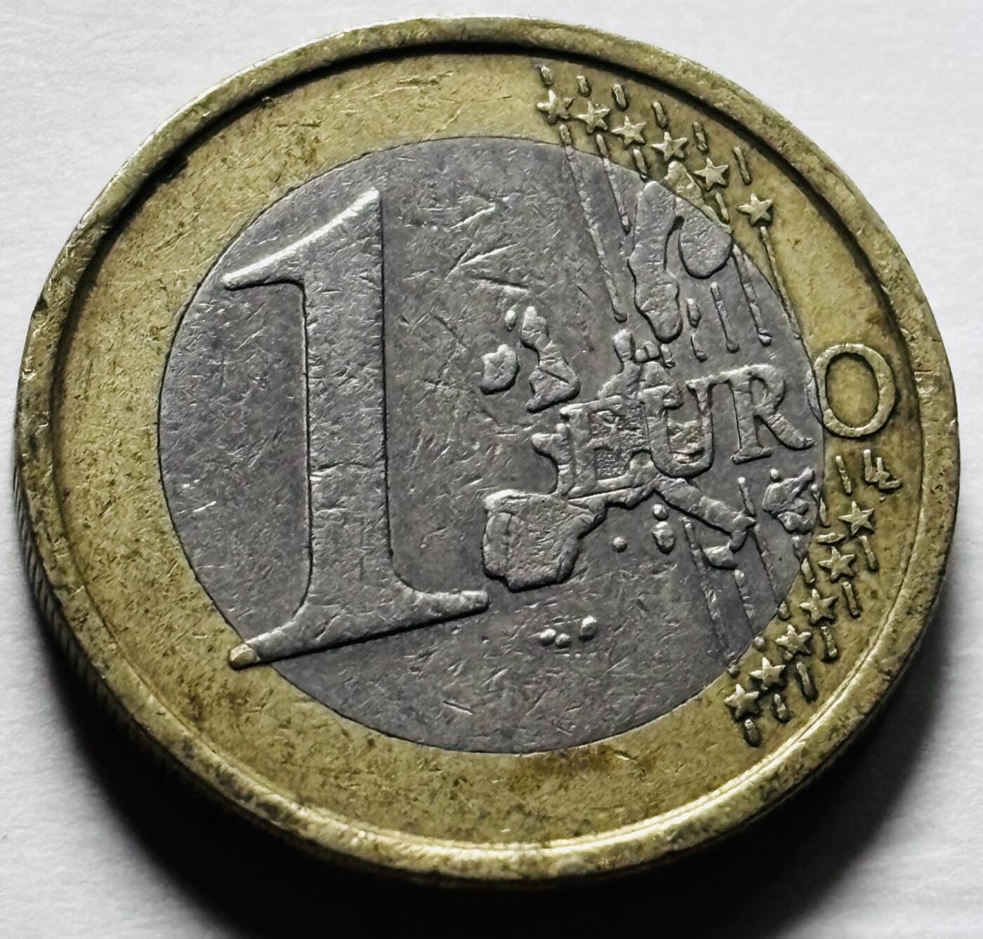 文馨钱币收藏第 298 场，长期接代拍业务 2002年意大利 1 欧元