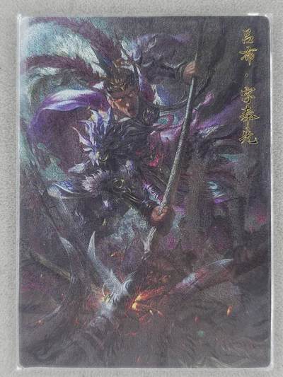 龙虎卡牌-八零场，奇点炸场！！（满200元包邮，无佣金，每周六结拍，欢迎送拍） - 粗闪卡 玄卡阁 瑞光 - 吕布