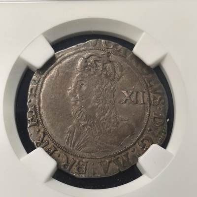 Krab外币市集Vol.28 - NGC XF40 英国查尔斯一世1先令-亚军分