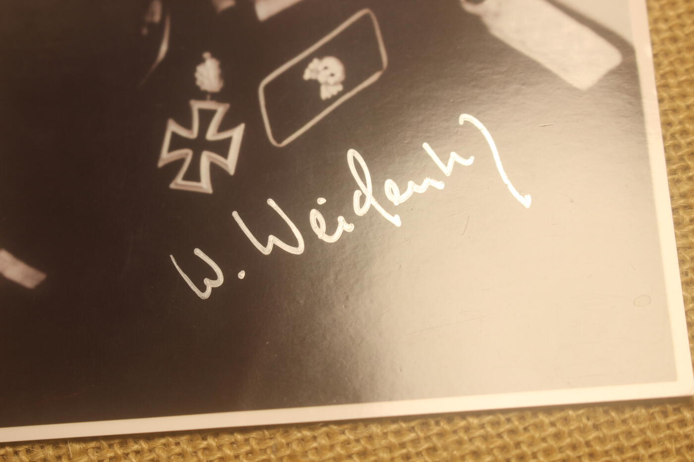 2026.4.2德系小拍卖 德三橡叶骑铁得主，威廉·魏登布鲁克少校签名照，保存完好