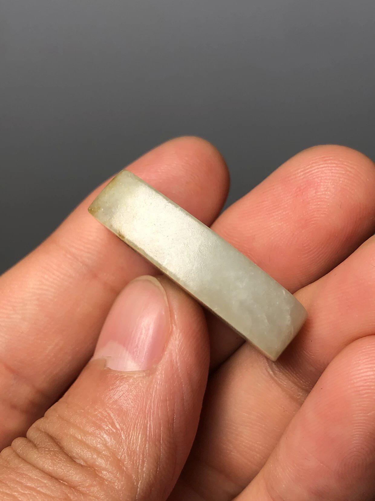 杂项钱币 清代和田玉荷包扣