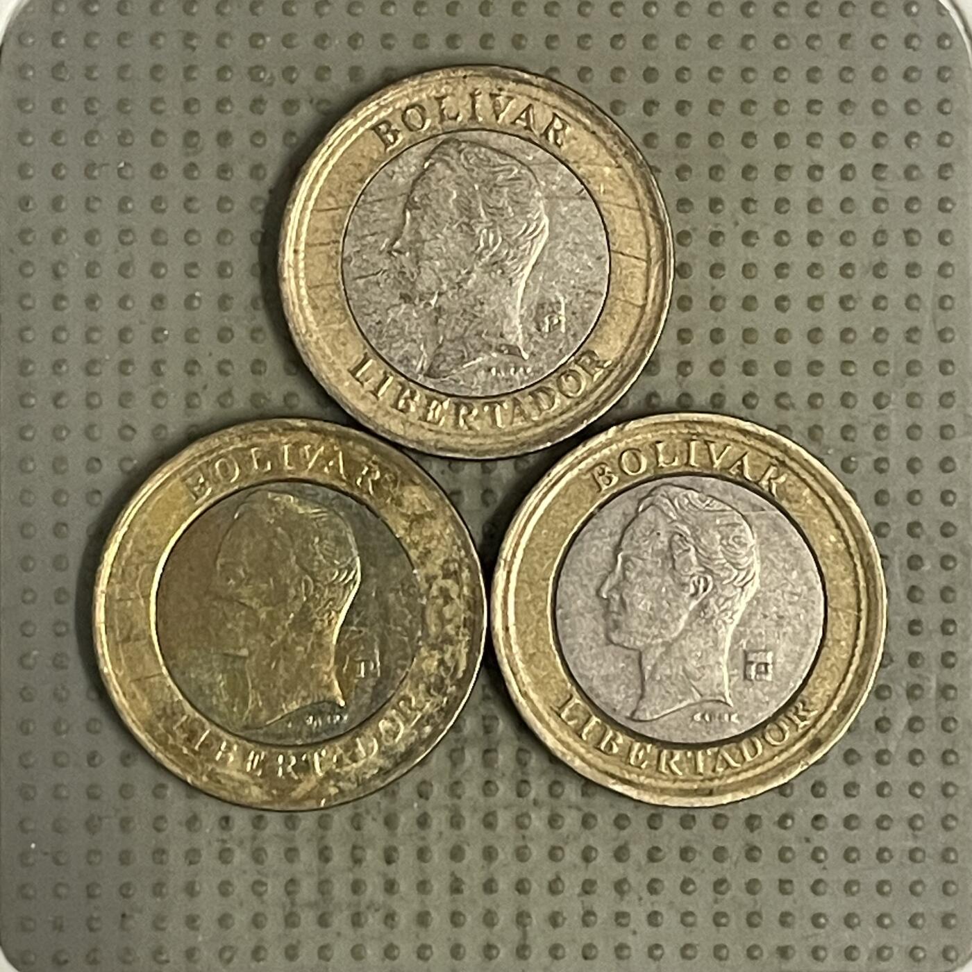 2026年第39场各国散币拍卖（总第189场） 委内瑞拉1玻利瓦尔3枚