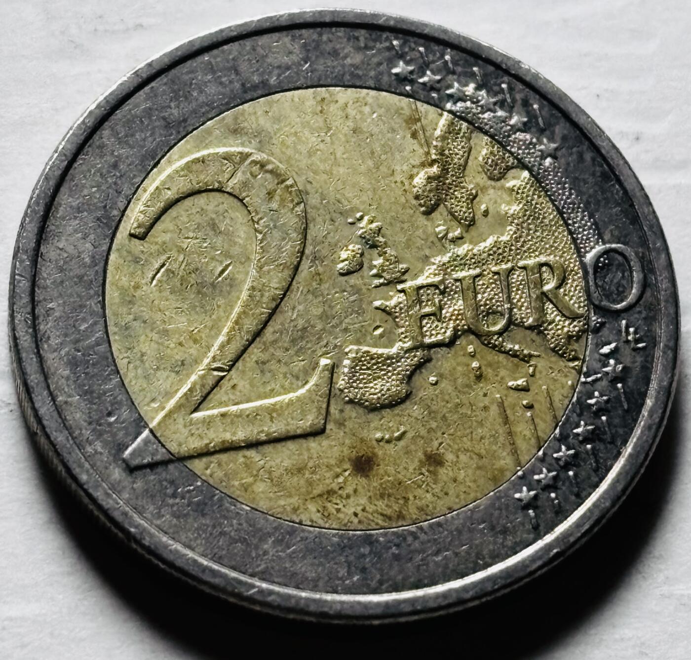 文馨钱币收藏第 298 场，长期接代拍业务 2007 芬兰 年2 欧元