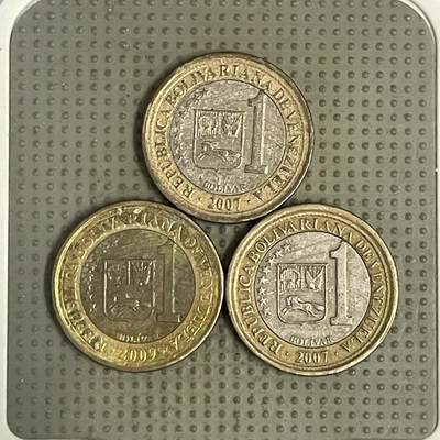 2026年第39场各国散币拍卖（总第189场） - 委内瑞拉1玻利瓦尔3枚