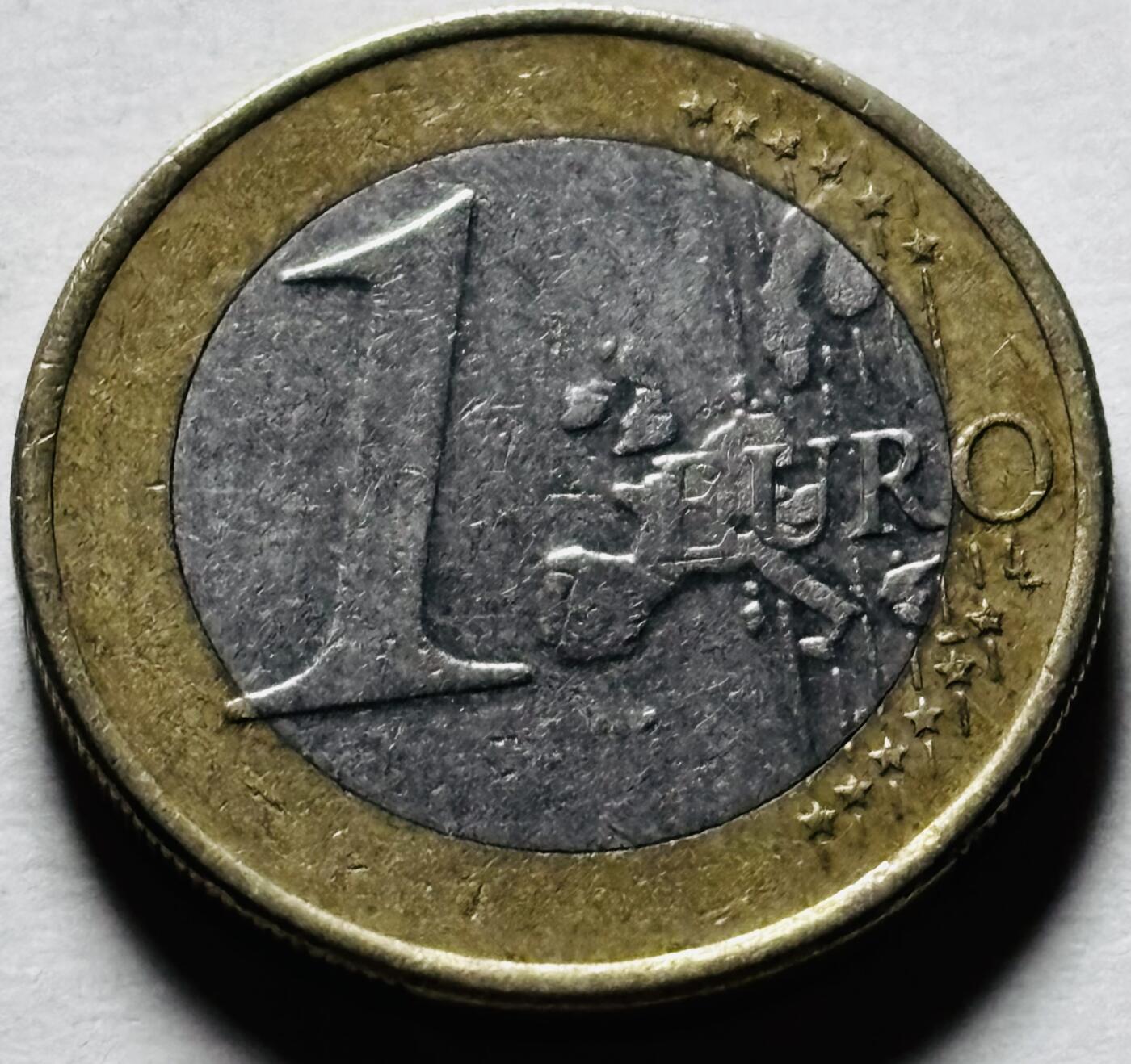 文馨钱币收藏第 298 场，长期接代拍业务 2002 年德国 1 欧元 第一版首发