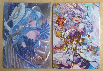 龙虎卡牌-八零场，奇点炸场！！（满200元包邮，无佣金，每周六结拍，欢迎送拍） - 粗闪+小圆点彩闪 白花恋诗 知更鸟