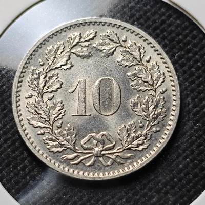 KK钱币收藏小铺  第409期 2月预留时间 周末发货 -  瑞士10分