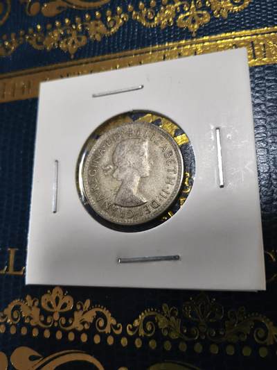 长老汇马年精选第十三场拍卖 - 1961澳大利亚乔治六世绵羊1先令银币，5.65克500银