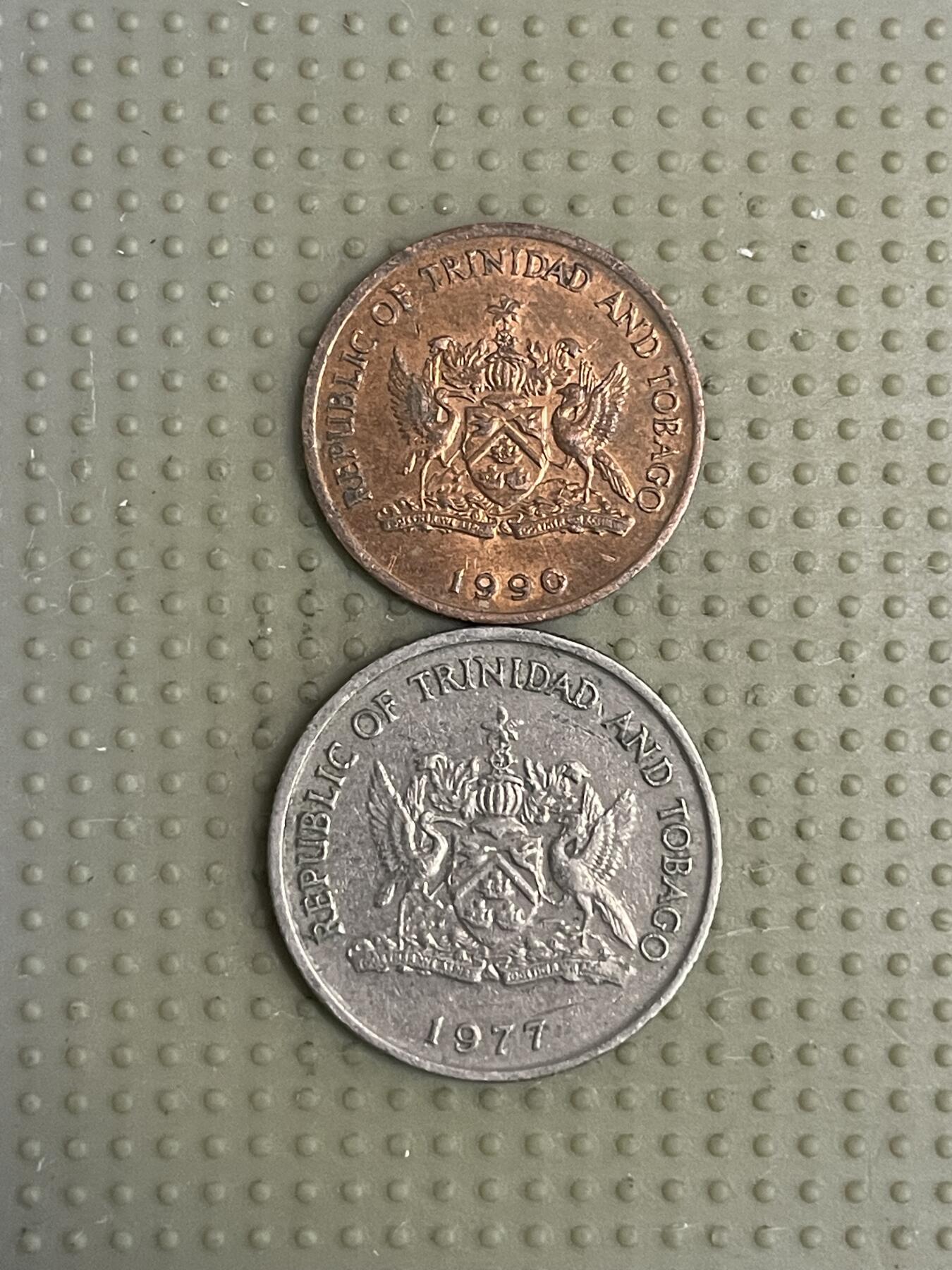 2026年第39场各国散币拍卖（总第189场） 特立尼达和多巴哥2枚