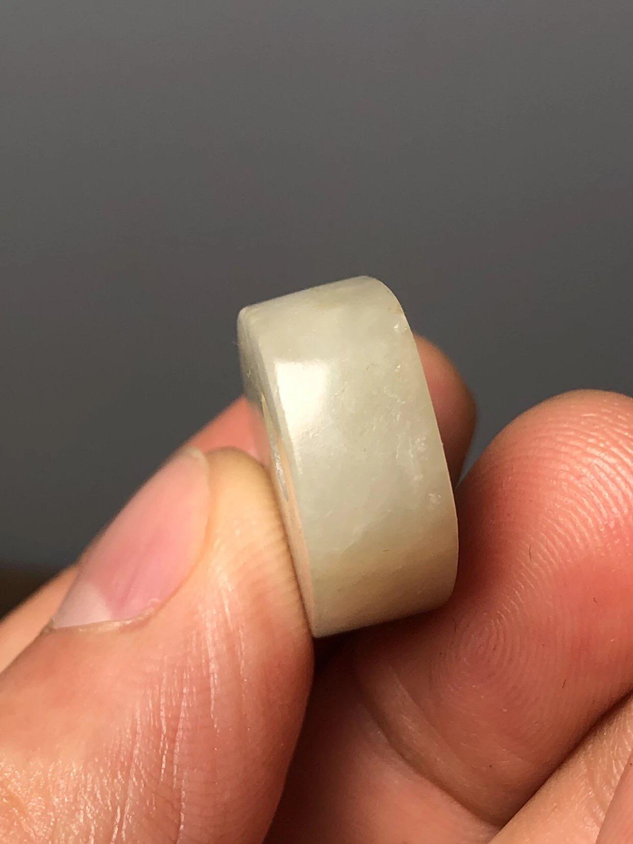 杂项钱币 清代和田玉荷包扣