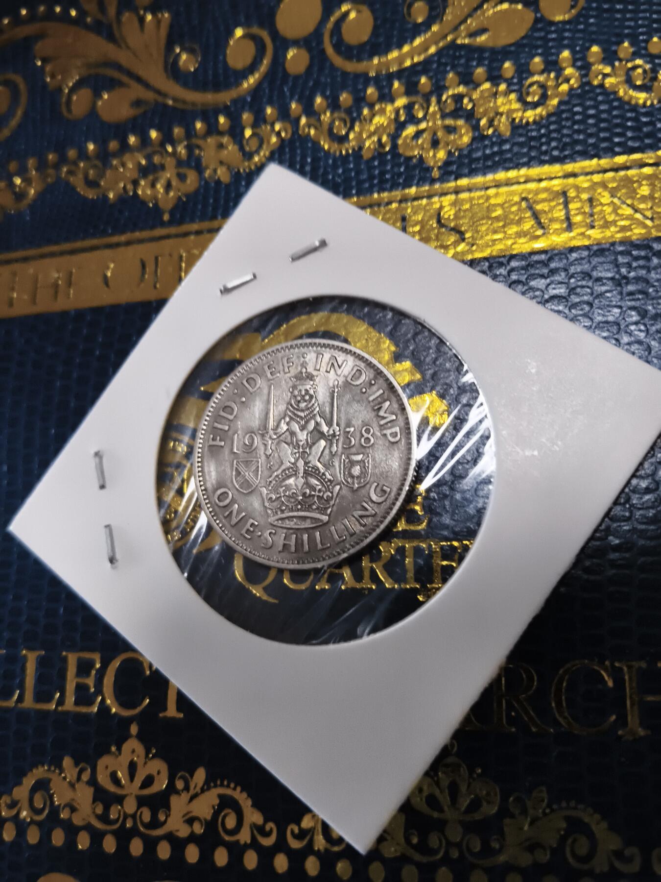 长老汇马年精选第十三场拍卖 1938英国乔治六世1先令银币，5.66克500银