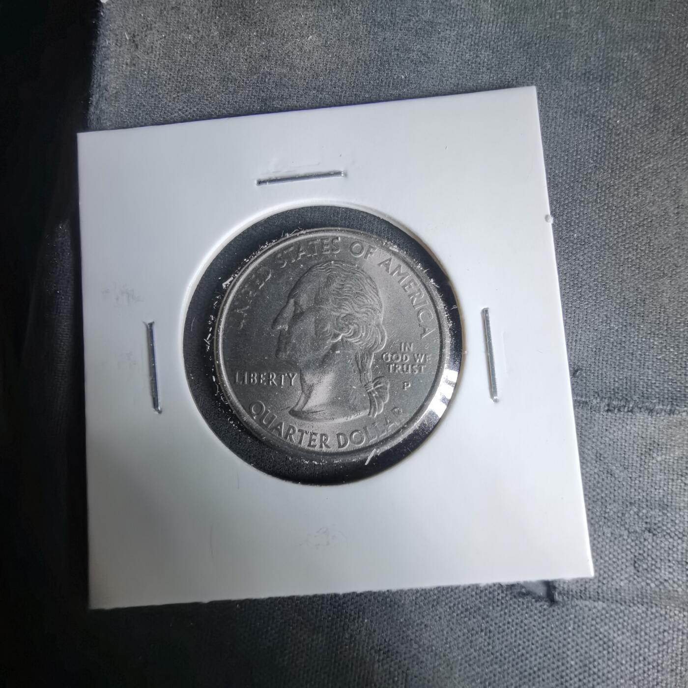 沼泽如烟--第1035场 美国2001年25分纪念币