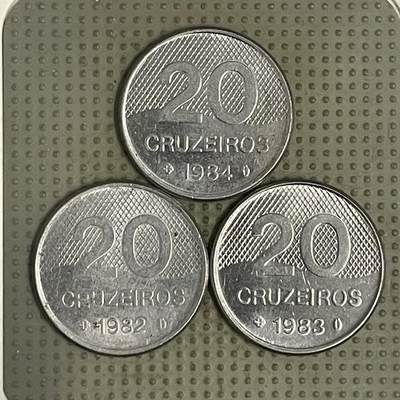 2026年第39场各国散币拍卖（总第189场） - 巴西20克鲁泽3枚