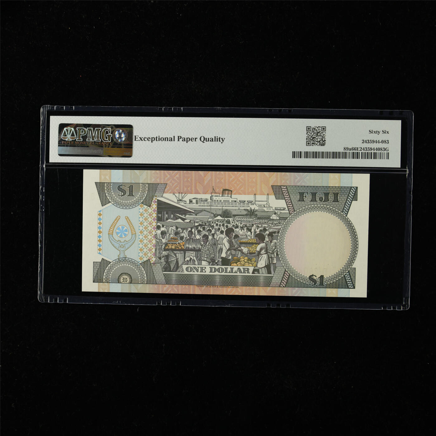 【亘邦集藏】第224期拍卖 1993年 斐济1元 PMG 66EPQ D/26 046808