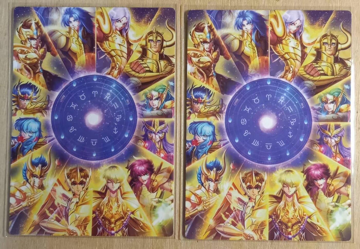 龙虎卡牌-八零场，奇点炸场！！（满200元包邮，无佣金，每周六结拍，欢迎送拍） 粗闪2张 圣斗士卡牌 黄金圣斗士