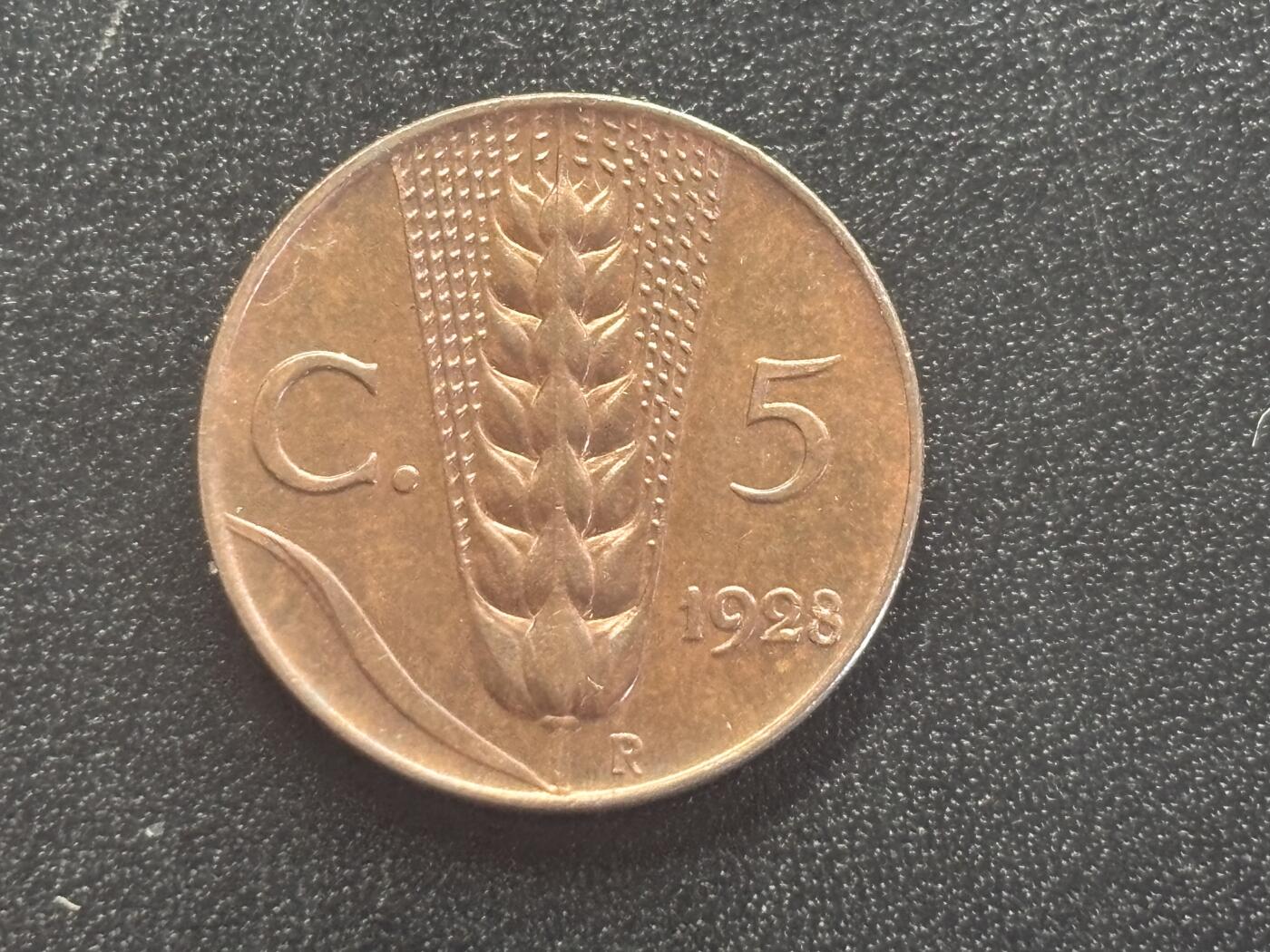 邮泉阁邮票限时拍卖第四十四场 （邮票在国外，请付邮费6元） 意大利  维克托·伊曼纽尔三世国王1928年5分