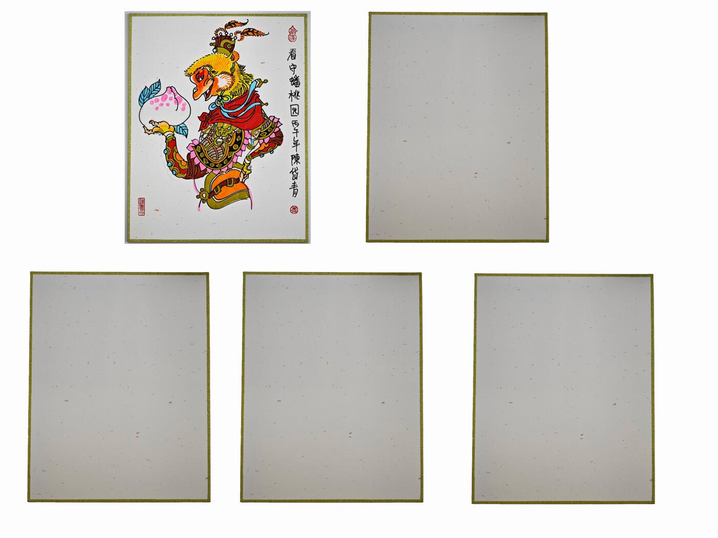 白泽拍卖卡牌手绘专场第34期（花朝去了又春分 草如茵 柳烟新）