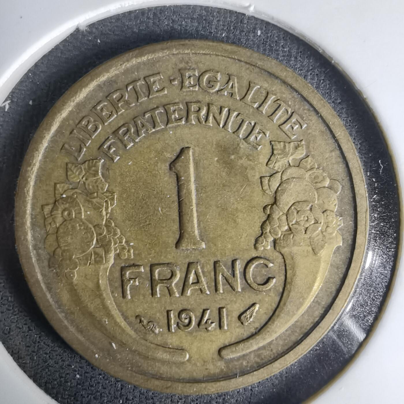 沼泽如烟--第1035场 法国1941年1法郎