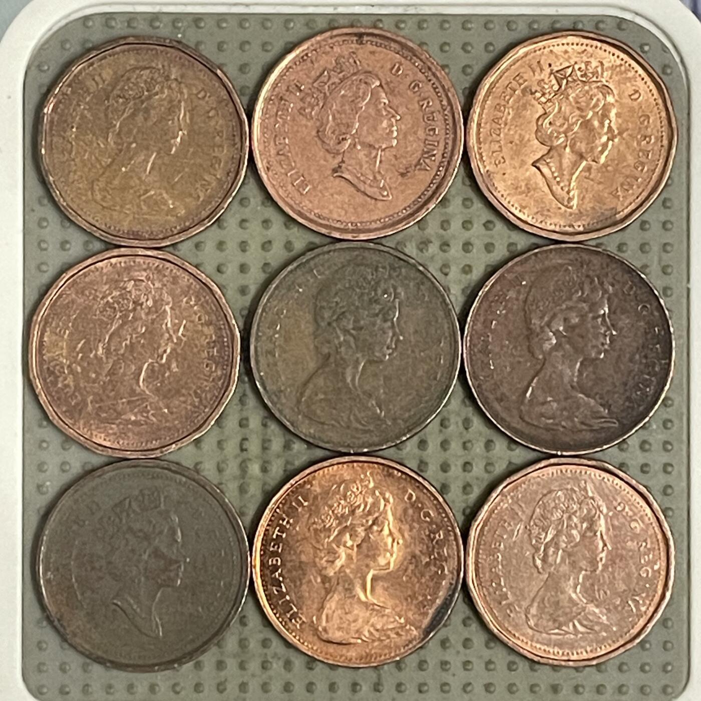 2026年第39场各国散币拍卖（总第189场） 加拿大1分9枚