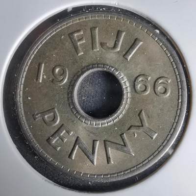 沼泽如烟--第1035场 - 斐济1966年1便士