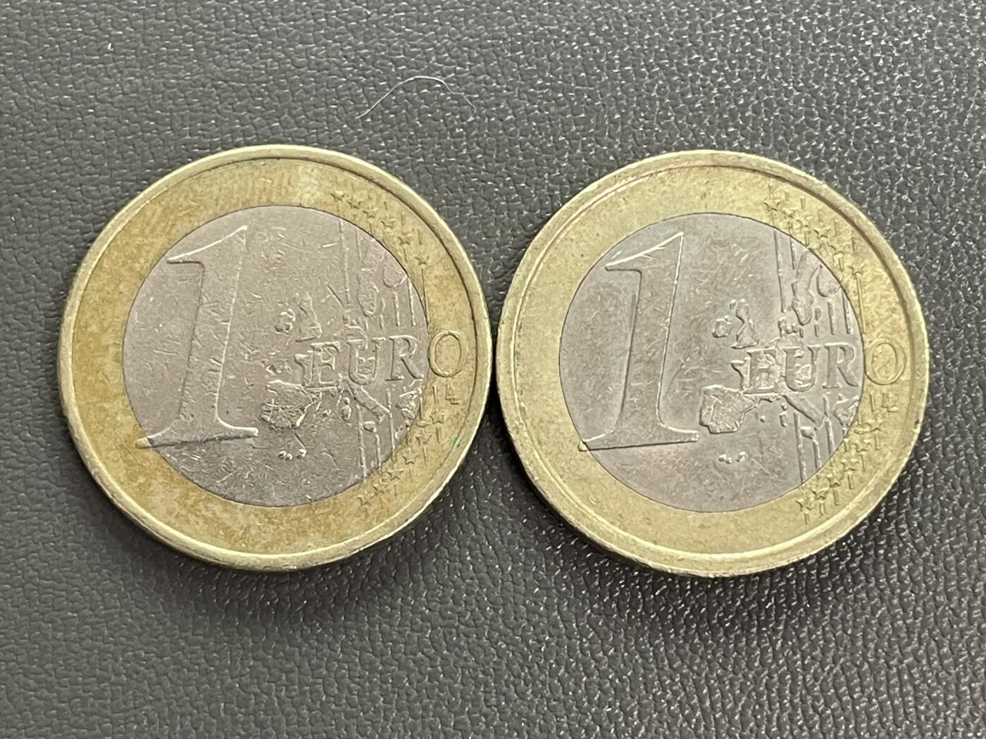 回流0328 一欧元两枚 德国、意大利