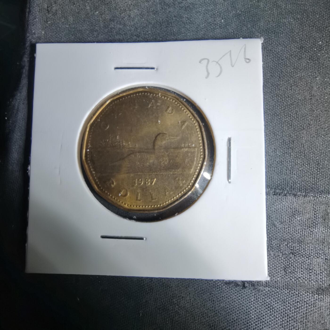 沼泽如烟--第1035场 加拿大1987年一元