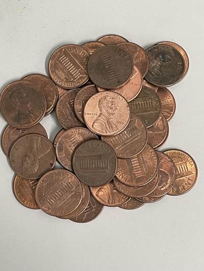 2026年第39场各国散币拍卖（总第189场） - 美国1982-2008年林肯纪念堂1美分40枚