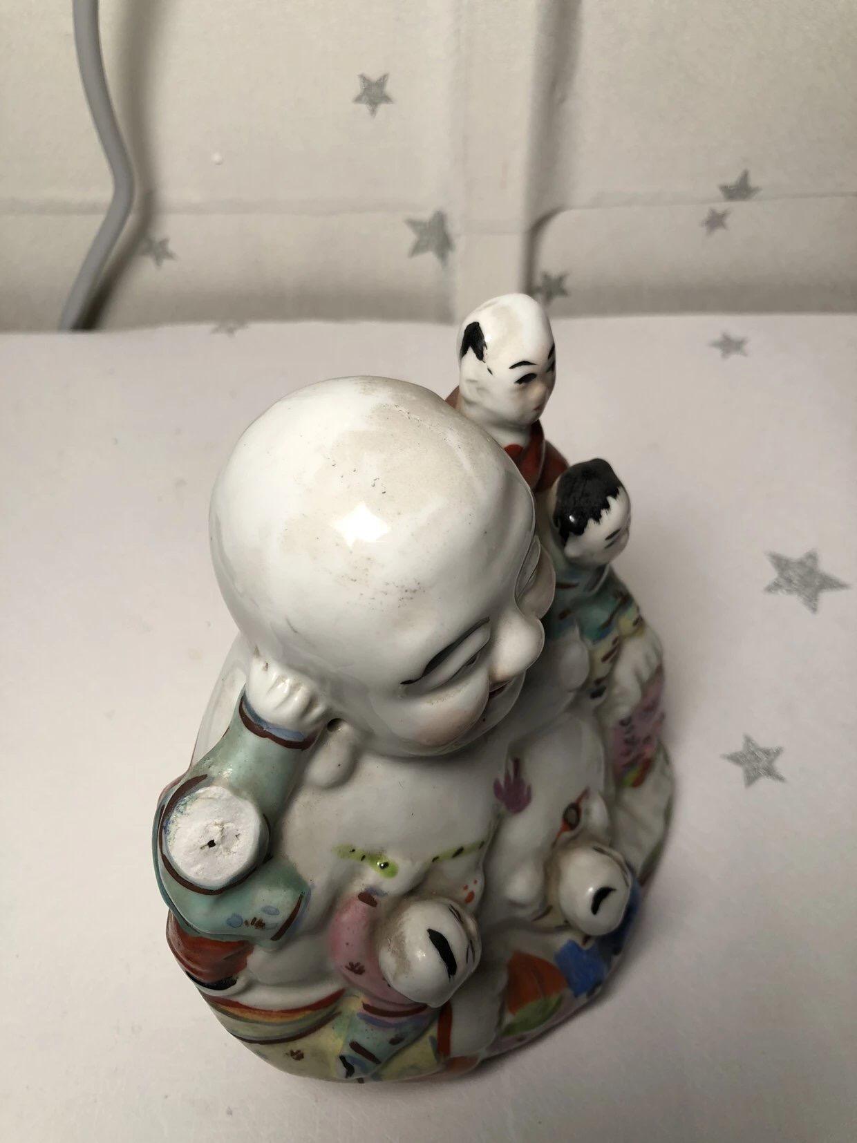 杂项钱币 五子登科弥勒佛摆件