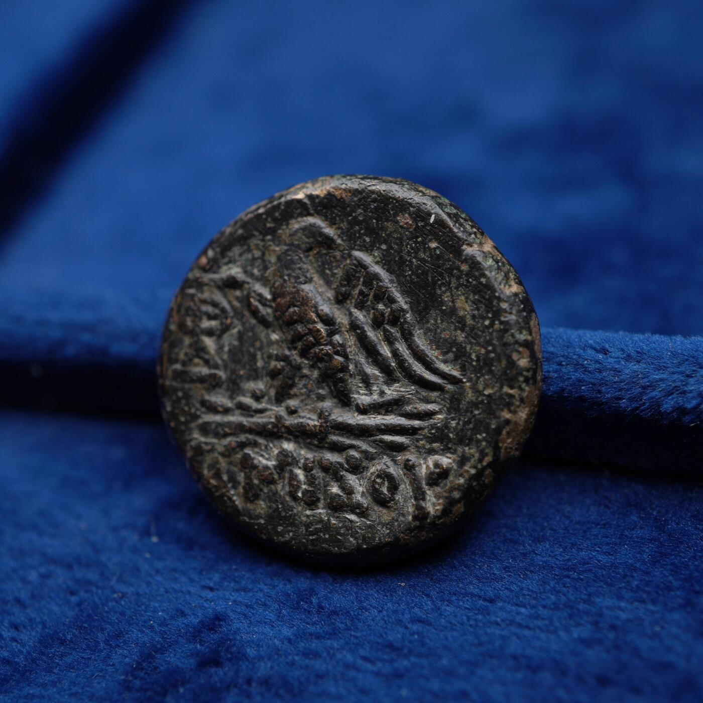 琋语集藏2026年04月欧洲古典打制币拍卖 古希腊本都王国阿米索斯宙斯与老鹰铜币