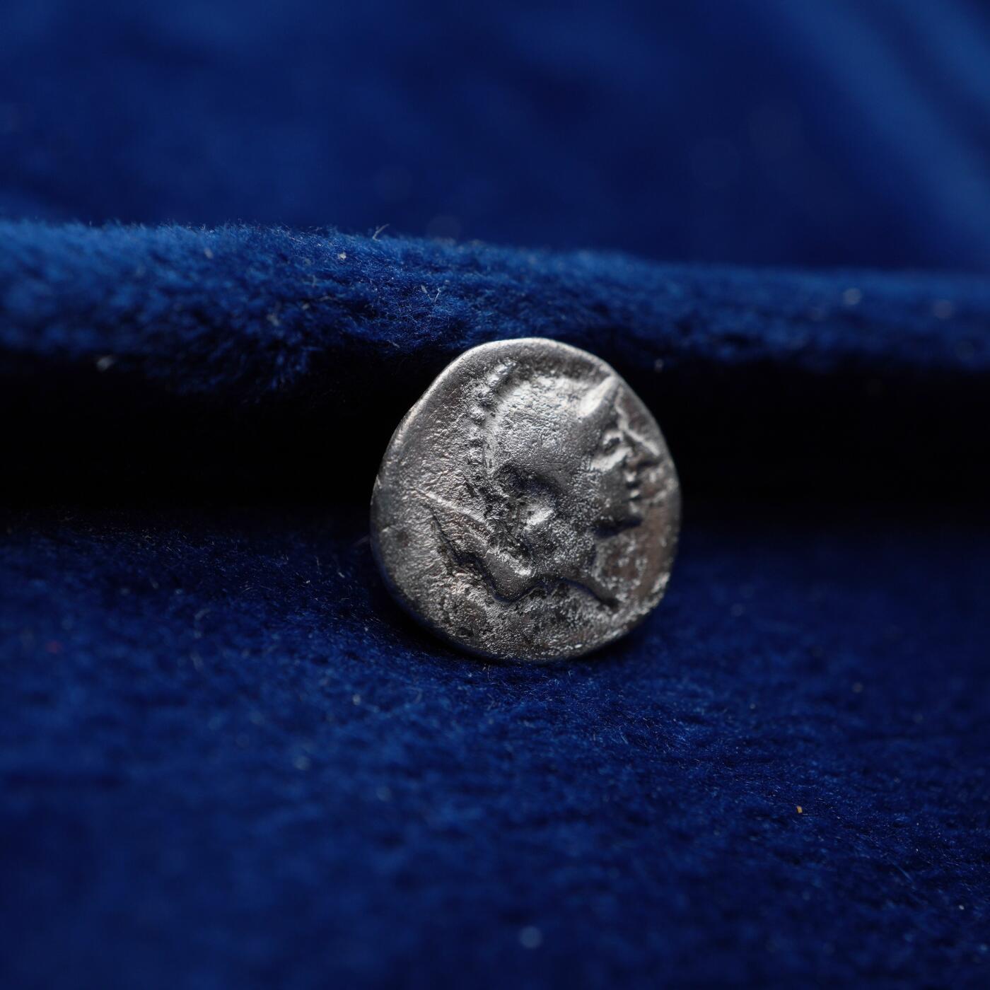 琋语集藏2026年04月欧洲古典打制币拍卖 古希腊皮西迪亚地区-雅典娜与美杜莎1奥波银币