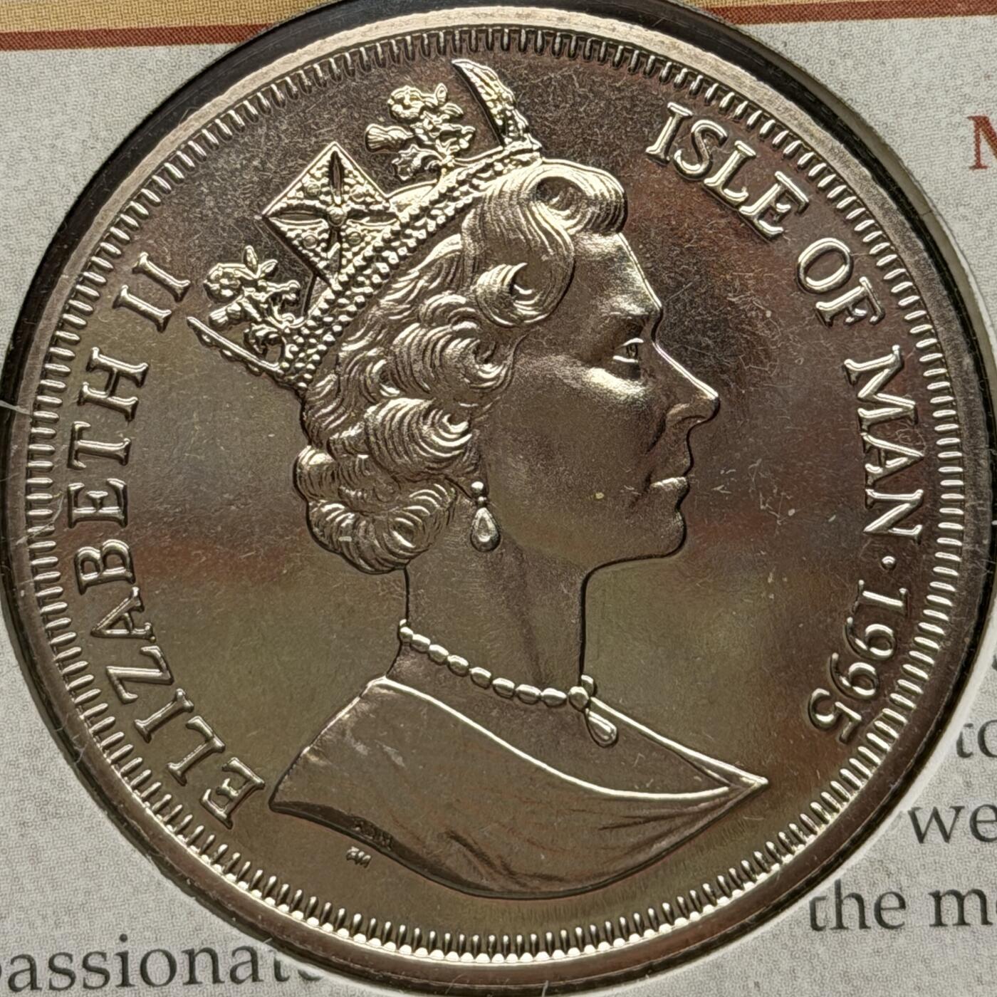 ＜星葵🌻钱币社＞第72期·东奔西走的硬币·3月31日发货 〈邮币封〉马恩岛1995年世界发明·青霉素1克朗纪念币