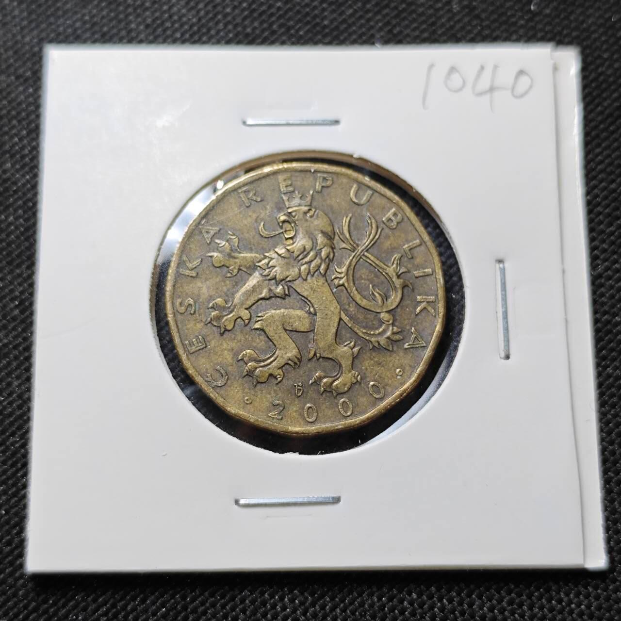 KK钱币收藏小铺  第410期 2月预留时间 周末发货  捷克20克朗纪念币