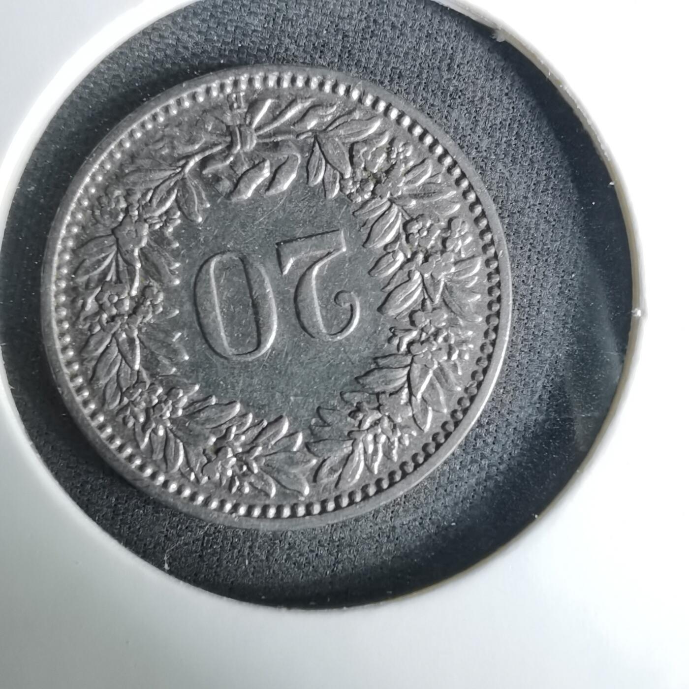 沼泽如烟--第1037场 瑞士1920年20生丁