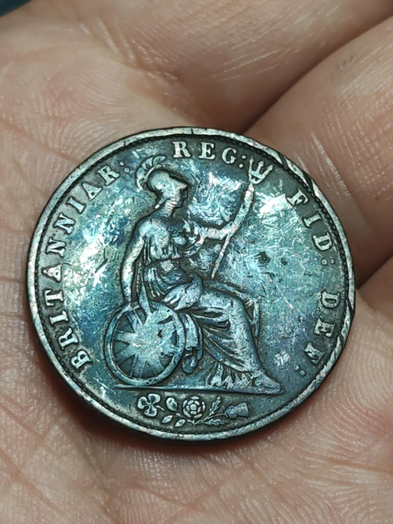 2026年第三十八场(总第二百零七场）外国好品散币场(免佣金) 英国🇬🇧1855年半便士(维多利亚女王青年头像)