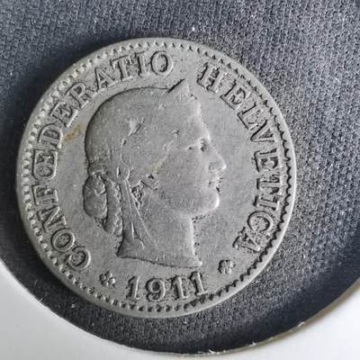 沼泽如烟--第1037场 - 瑞士1911年5生丁