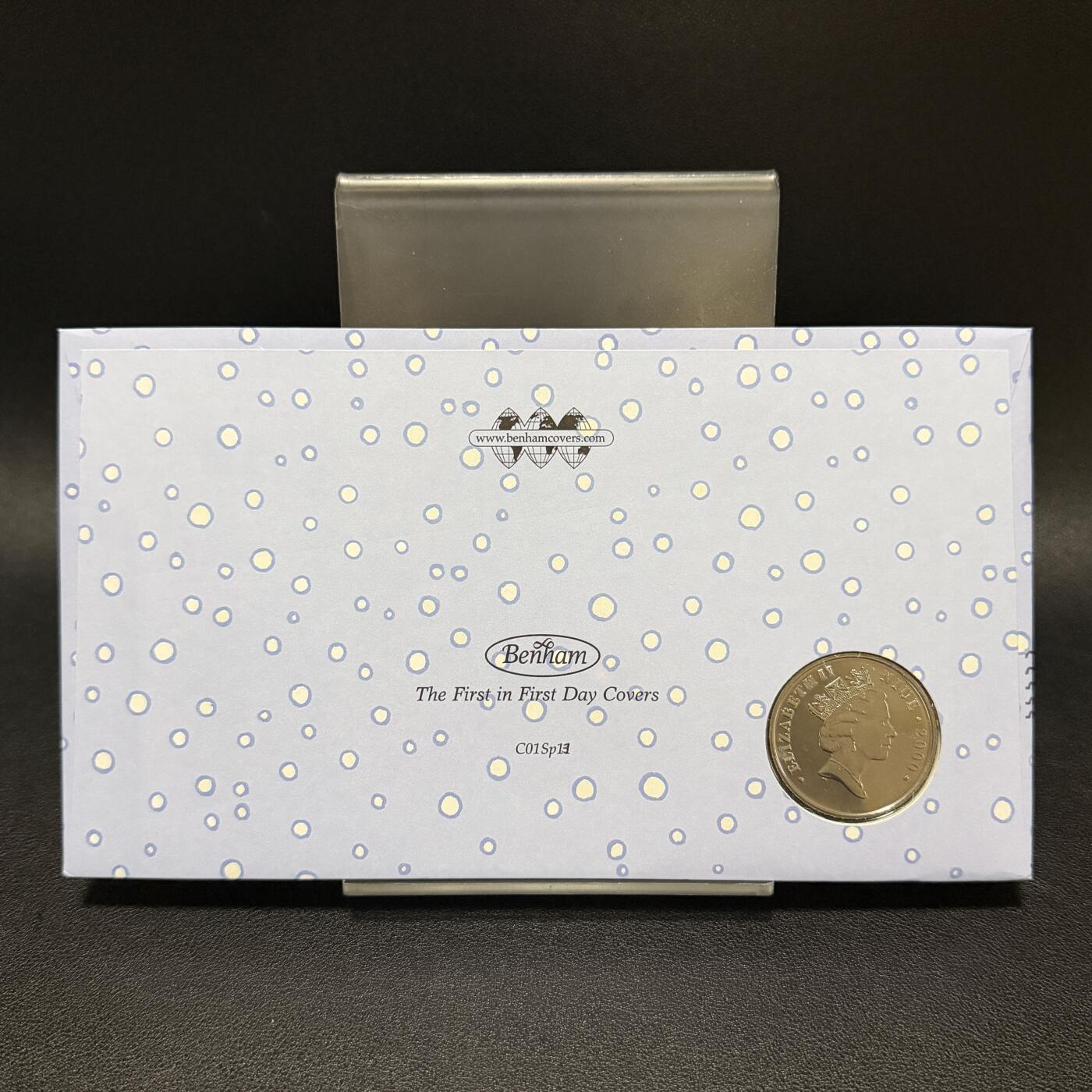 ＜星葵🌻钱币社＞第72期·东奔西走的硬币·3月31日发货 〈邮币封〉纽埃2000年花生漫画50周年1元克朗型纪念币