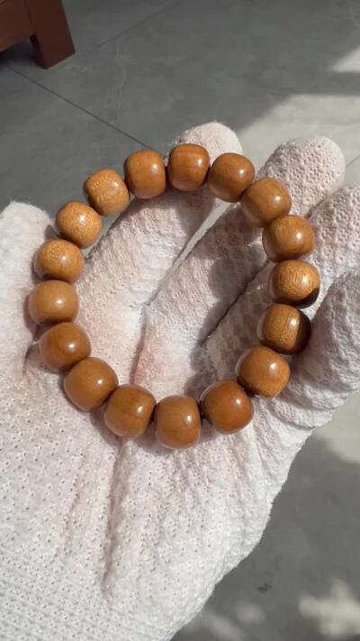 零元拍：金丝楠老型手串，12/13MM 金丝满满，满手留香