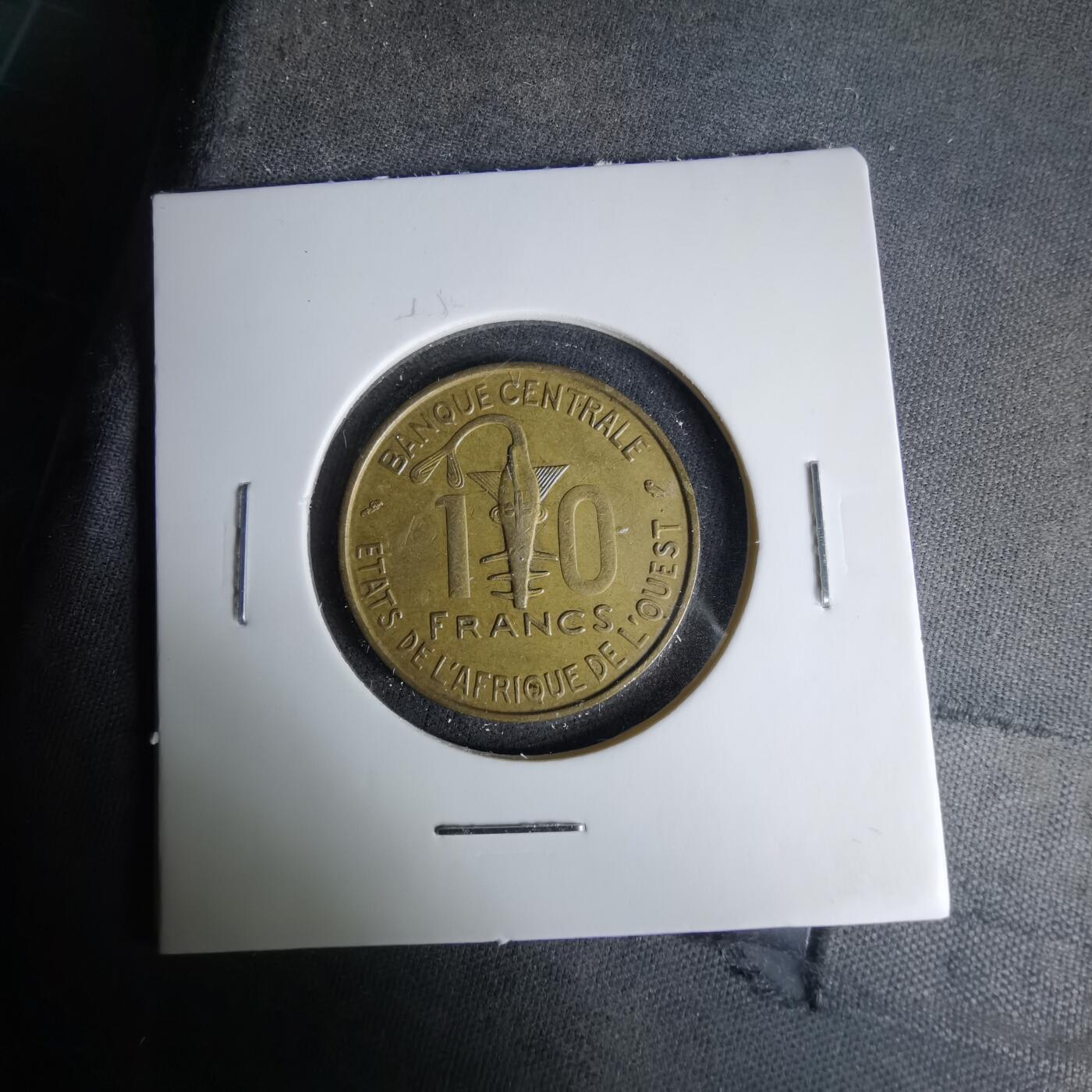 沼泽如烟--第1037场 西非1971年10法郎