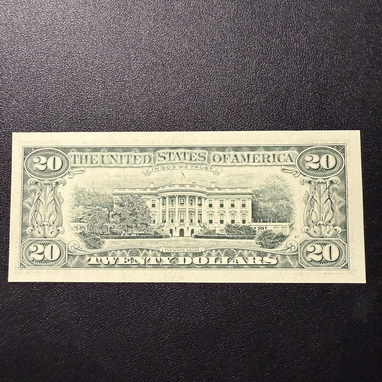 第16期 美国1993年 20元 全新unc