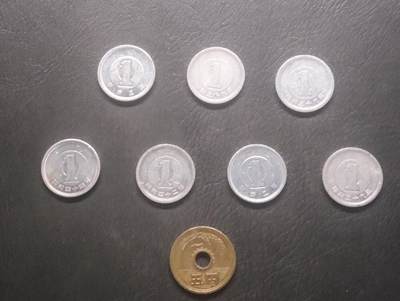 荟藏特别场次第十三期——“社长的硬币堆 精品场次” - 日本硬币批量八个