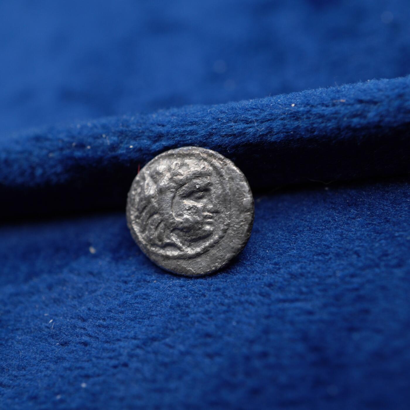 琋语集藏2026年04月欧洲古典打制币拍卖 古希腊马其顿王国亚历山大大力神1奥波银币