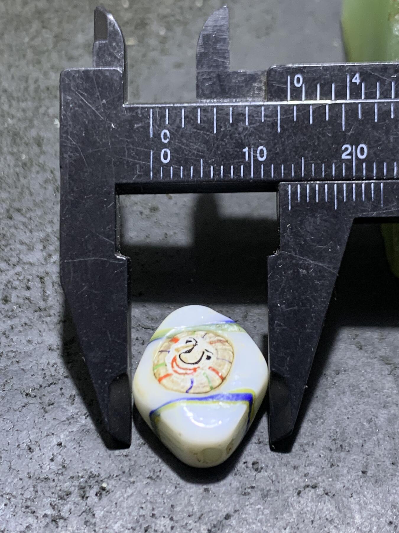 西亚古法手做恶魔之眼，人面琉璃珠一颗