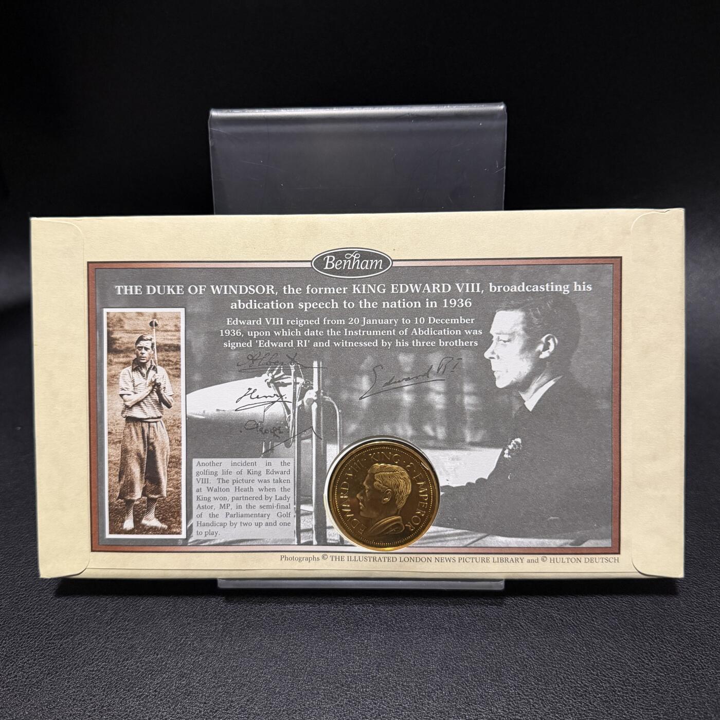 ＜星葵🌻钱币社＞第72期·东奔西走的硬币·3月31日发货 〈邮币封·后铸〉英国1936年爱德华八世南非克朗型收藏币